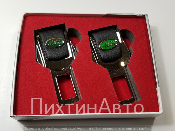 10115 IDV Заглушка ремня безопасности металл+кожа (01) 10115